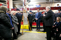 Firefighter Dedication Plaque in Honor of Robert F. DiGiovanni Engine 295 Ladder 144